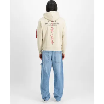 Pánská mikina Mikina Signature Back Print Hoody bílá vintage velikost M M