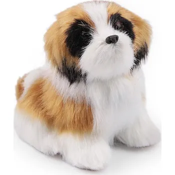 Dekorace pejsek bílá 1ks č.4