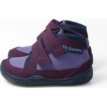 Chlapecká zimní obuv bLifestyle Celoroční Loris BIO lila fialová Velikost: 32