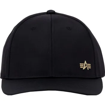 Kšiltovka Kšiltovka Metal Label Cap černo / zlatá univerzální