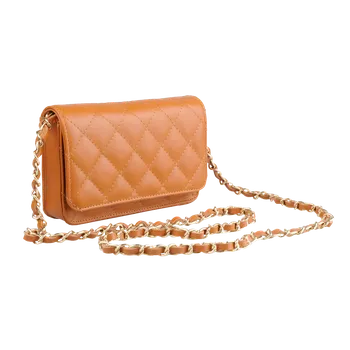 Kabelka NovaKabelka.cz Kožená italská crossbody kabelka Milva Camel
