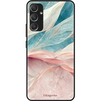 Pouzdro na mobilní telefon Lesklé pouzdro iSaprio pro Samsung Galaxy A34 5G - Pink and Blue (Lesklé pouzdro, kryt, obal iSaprio Exclusive na mobil Samsung Galaxy A34 5G s motivem Pink and Blue - elegantní skleněný vzhled, skvělá ochrana mobilu a luxusní styl, vyrobeno v Česku)