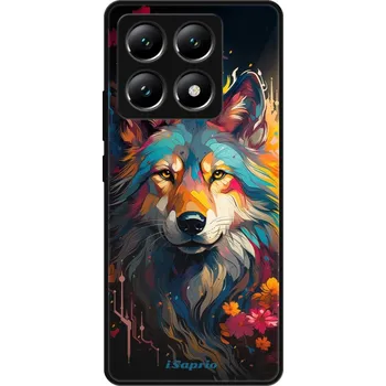 Pouzdro na mobilní telefon Lesklé pouzdro iSaprio pro Xiaomi 14T - Mysterious Wolf (Lesklé pouzdro, kryt, obal iSaprio Exclusive na mobil Xiaomi 14T s motivem Mysterious Wolf - elegantní skleněný vzhled, skvělá ochrana mobilu a luxusní styl, vyrobeno v Česku)