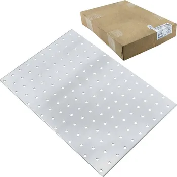 Tesařské kování Oramat 25ks - 200x300mm hr. 2,0mm Spojovací deska - plotna - děrovaná, PP24
