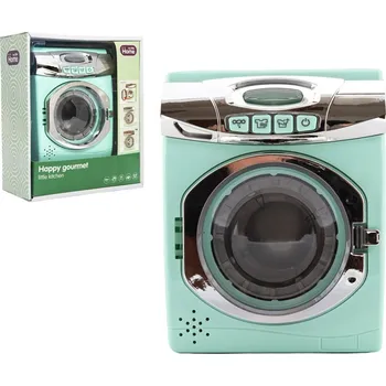 Teddies Pračka plast 13x17cm na baterie se světlem se zvukem v krabici 21x25x10cm 18m+