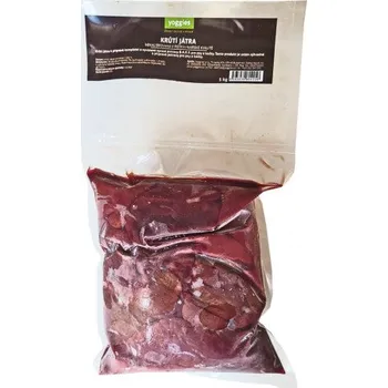 Krmivo pro psa 1 kg Yoggies B.A.R.F. Krůtí játra