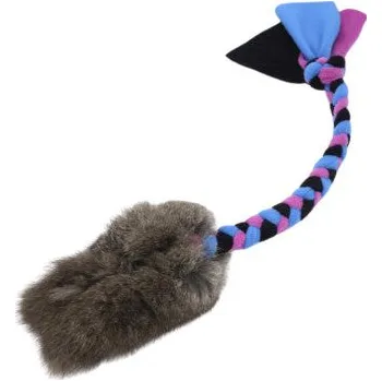 Hračka pro psa Malé přetahovadlo pro psa - králík s flísovou rukojetí