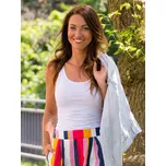 CityZen Celle Dámské tílko s elastanem, bílá L