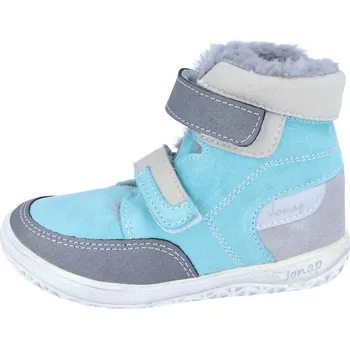 Dívčí polobotky Jonap Celoroční barefoot obuv Falco mint Velikost: 28