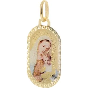 Šperk Zlatý přívěšek madonka Panna Marie ZZ0997F + dárek zdarma