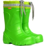 Demar Zateplené holínky Mammut - zelená metalická Velikost: 22/23