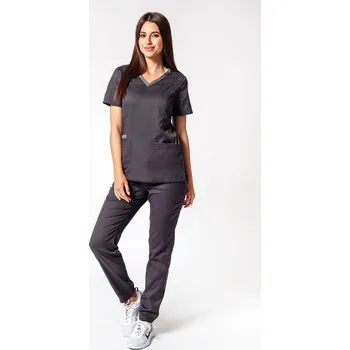 Dámský overall Dámská lékařská souprava Maevn Matrix Contrast šedá
