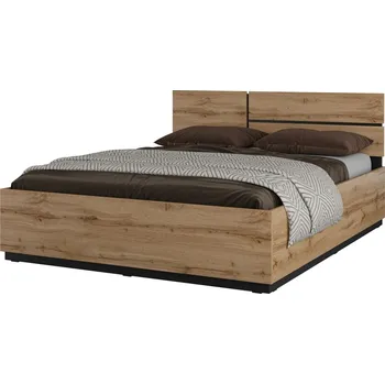 Postel Postel CROSS S (typ 31) Dub wotan/černá 160x200