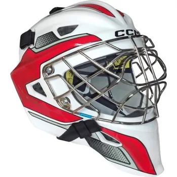 Hokejová helma Brankářská maska ccm axis f5 jr white-red ONE SIZE SR BÍLO-ČERVENÁ CAT EYE
