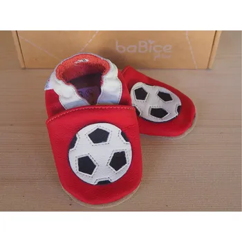 Capáčky baBice capáčky safestep - BA-092 / červený fotbal- safestep Velikost: 24/25