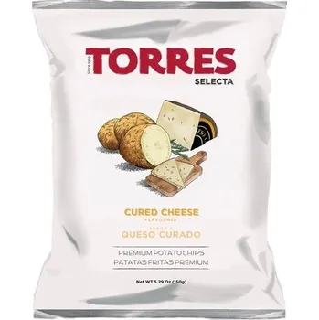 Chips Torres Torres, Chipsy s příchutí vyzrálého sýra Hmotnost: 125 gr