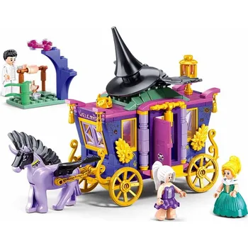 Stavebnice Sluban Sluban Girls Dream Čarodějky M38-B1056 Kouzelný kočár s jednorožcem