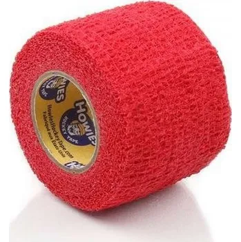 Hokejová gripová páska Howies červená Farba: červená, Grip: Pružný 38 mm x 4,57 m