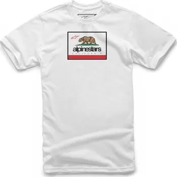 Pánské tričko Triko Alpinestars Cali 2.0 Tee bílá 2XL