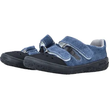 Dívčí baleríny Jonap sandály Fella modrá riflovina Velikost: 24