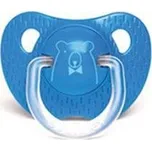 Suavinex ŠIDÍTKO anatomické silikon 6-18m. - modré méďa