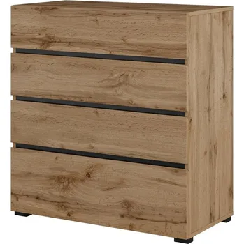 Komoda Komoda CROSS S (typ 28) dub Wotan/černá