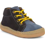 Froddo Celoroční barefoot kotníkové First Step Laces G2130325-6 Denim modrá Velikost: 23