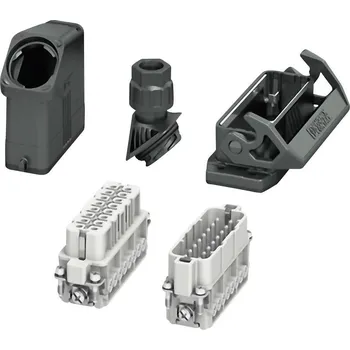 Síťový konektor Phoenix Contact HC-EVO-A16UT-BWS-HH-M25-PLRBK Sada s Průchodkové pouzdro, pouzdro, šroubový nástavec, kolíkový kontakt a zásuvkový kontakt použití Množství: 1