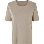 esmara® Dámské lněné triko (šedohnědá, S(36/38))