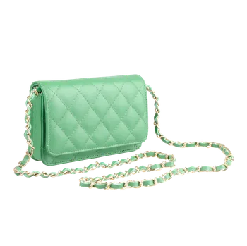 Kabelka NovaKabelka.cz Kožená italská crossbody kabelka Milva Verde