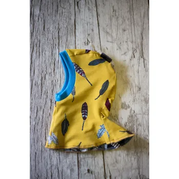 Kukla Made by Sisa Kukla oboustranná Pírka na žluté/Auta vel. 2