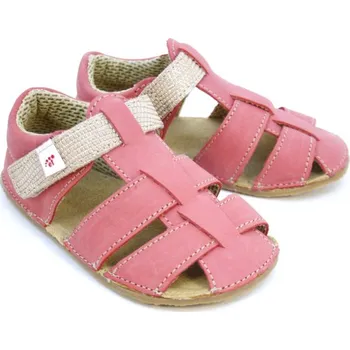 Dívčí sandály Ef barefoot sandálky Koral Velikost: 29
