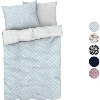 Povlečení LIVARNO home Ložní povlečení z mikrovláknitého saténu, 220 x 240 cm, 70 x 90 cm