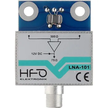 Příjem digitálního pozemního vysílání Anténní předzesilovač 15 dB LNA 101