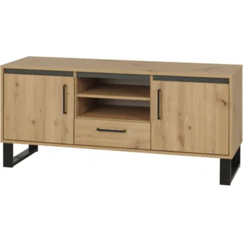 Televizní stolek Mlot Televizní stolek 140 Bonti 13 Barevné provedení: korpus: dub Artisan + dvířka: dub Artisan