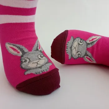 Trepon Dětské bavlněné ponožky ALVA Barva: tmavě růžová, Velikost: 16 - 18 (24-27)