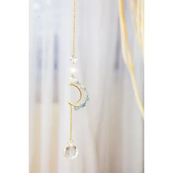 Lapač snů Yoga day Lapač slunce Bohyně měsíce Kovový lapač slunce