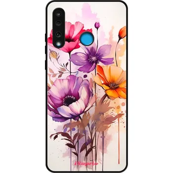 Pouzdro na mobilní telefon Lesklé pouzdro iSaprio pro Huawei P30 Lite - Flowers 22 (Lesklé pouzdro, kryt, obal iSaprio Exclusive na mobil Huawei P30 Lite s motivem Flowers 22 - elegantní skleněný vzhled, skvělá ochrana mobilu a luxusní styl, vyrobeno v Česku)