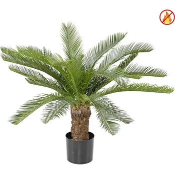 umělá květina Umělá palma Cycas nehořlavá, 90cm