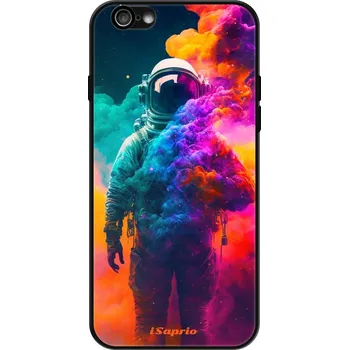 Pouzdro na mobilní telefon Lesklé pouzdro iSaprio pro Apple iPhone 6 / 6S - Astronaut in Colors (Lesklé pouzdro, kryt, obal iSaprio Exclusive na mobil Apple iPhone 6 / 6S s motivem Astronaut in Colors - elegantní skleněný vzhled, skvělá ochrana mobilu a luxusní styl, vyrobeno v Čes