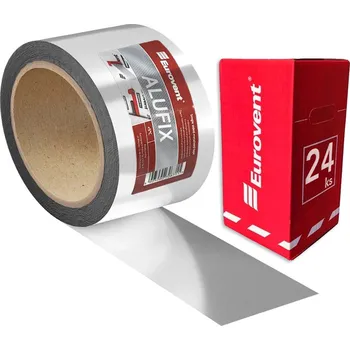 Lepicí páska Eurovent 75mm x 50m - 1 Karton (24ks) - Metalizovaná hliníková páska ALUFIX