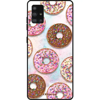 Pouzdro na mobilní telefon Lesklé pouzdro iSaprio pro Samsung Galaxy A51 - Donuts 11 (Lesklé pouzdro, kryt, obal iSaprio Exclusive na mobil Samsung Galaxy A51 s motivem Donuts 11 - elegantní skleněný vzhled, skvělá ochrana mobilu a luxusní styl, vyrobeno v Česku)