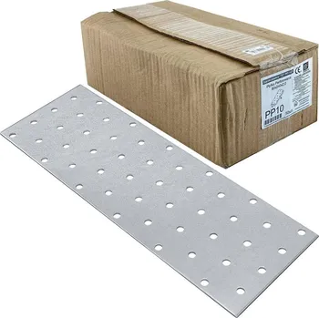 Tesařské kování Oramat 50ks - 80x240mm hr. 2,0mm Spojovací deska - plotna - děrovaná, PP10