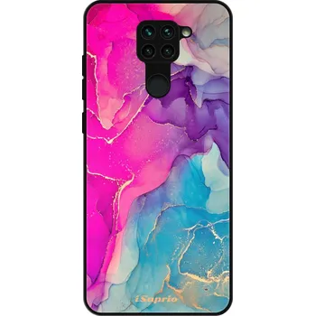 Pouzdro na mobilní telefon Lesklé pouzdro iSaprio pro Xiaomi Redmi Note 9 - Purple Ink (Lesklé pouzdro, kryt, obal iSaprio Exclusive na mobil Xiaomi Redmi Note 9 s motivem Purple Ink - elegantní skleněný vzhled, skvělá ochrana mobilu a luxusní styl, vyrobeno v Česku)