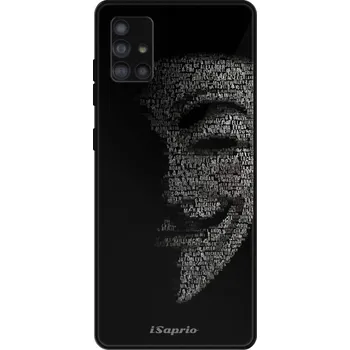 Pouzdro na mobilní telefon Lesklé pouzdro iSaprio pro Samsung Galaxy A51 - Vendeta 10 (Lesklé pouzdro, kryt, obal iSaprio Exclusive na mobil Samsung Galaxy A51 s motivem Vendeta 10 - elegantní skleněný vzhled, skvělá ochrana mobilu a luxusní styl, vyrobeno v Česku)