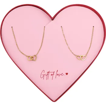 Náhrdelník Sylv Dárková sada náhrdelníků LOVE Gold Dárková krabička zdarma
