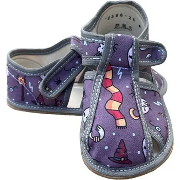 Chlapecké bačkory Baby Bare Přezůvky barefoot - wizzard Velikost: 26