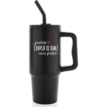 Luxusní personalizovaná termoska Protože [doplň si sám] není prdel