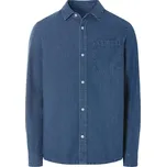 LIVERGY® Pánská džínová košile s BIO bavlnou (tmavě modrá, S (37/38))