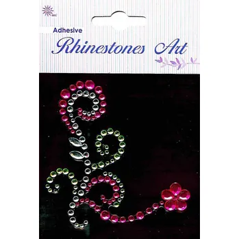 Samolepící dekorace Samolepicí kamínky - dekorace růžová